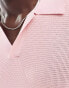 Фото #2 товара GANT open collar knit polo in pink