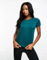 Hummel Classic mesh t-shirt in dark green