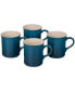 Фото #4 товара 14 oz. Stoneware Set of Four Coffee Mugs