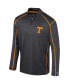 Фото #2 товара Men's Black Tennessee Volunteers Cameron Quarter-Zip Windshirt