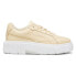 Фото #1 товара Puma Dinara Luxe Sport Lace Up Womens Beige Sneakers Casual Shoes 39252101