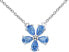 Silver necklace ALEXANDRIA with Swarovski MW10816A