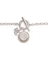 ფოტო #4 პროდუქტის Cubic Zirconia Charm Collar Necklace in Sterling Silver