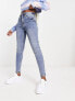 Pimkie high waist skinny jeans in blue