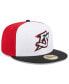 Фото #4 товара Men's White Richmond Flying Squirrels Authentic Collection Alternate Logo 59FIFTY Fitted Hat