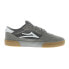 Фото #1 товара Lakai Cambridge MS1230252A00 Mens Gray Suede Skate Inspired Sneakers Shoes