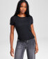 ფოტო #1 პროდუქტის Women's Onion-Skin Crewneck Top, Created for Macy's