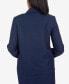 ფოტო #2 პროდუქტის Petite Classics Women's Basic Lightweight Blazer