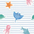 Nordic cover Cool Kids Ocean Single (180 x 220 cm)