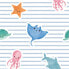 Пододеяльник Cool Kids Ocean 105/110 кровать (180 x 220 cm)