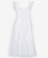 Фото #5 товара Women's Cotton Smocked Midi Dress, Created for Macy's