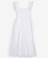 Фото #5 товара Women's Cotton Smocked Midi Dress, Created for Macy's