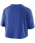 Фото #2 товара Women's Royal Duke Blue Devils Wordmark Cropped T-shirt