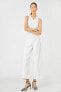 3SAL40059MD Kırık Beyaz Kadın Pamuk Denim Pantolon