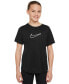 ფოტო #1 პროდუქტის Big Girls' One Fitted Dri-FIT Short-Sleeve Top