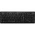 Inter-Tech KB-208 - Full-size (100%) - Wired - RF Wireless - Black - Mouse included