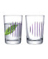 Parrot Water Glasses, Set of 2