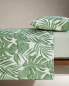 Tropical leaves print duvet cover