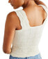 Фото #2 товара Women's Love Letter Jacquard Camisole Top