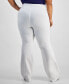 Фото #2 товара Plus Size High Rise Flared Pants, Created for Macy's
