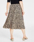 ფოტო #4 პროდუქტის Women's Pleated A-Line Midi Skirt, Created for Macy's