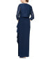 ფოტო #3 პროდუქტის Petite 2-Pc. Lace Bolero & Gown Set