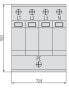 Фото #2 товара Simet Ogranicznik przepięć SIMTEC SM20C/4-275 C 4P 20kA 85102000