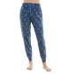 ფოტო #3 პროდუქტის Women's Printed Jogger Pajama Pants