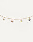Gold-plated flower necklace for mother and daughter LES FILLES Gold CO01-237-U