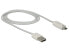 Delock 1m USB 2.0 - 1 m - USB A - Micro-USB B - USB 2.0 - Male/Male - White