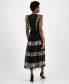 ფოტო #2 პროდუქტის Women's Embroidered Ruffled Sleeveless Dress