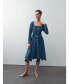 Фото #4 товара Women's Asymmetrical Denim Dress