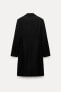 Zw collection minimalist tailored fit coat