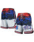 ფოტო #1 პროდუქტის Men's Philadelphia 76ers Americana Dip-Dye Shorts