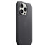 Фото #5 товара Apple iPhone 15 Pro FineWoven Case with MagSafe - Black