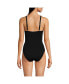 ფოტო #2 პროდუქტის Women's Long Sculpting Suit Chlorine Resistant Targeted Control Draped One Piece Swimsuit