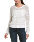 Central Park West Rae Pullover Women's White M