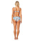 Women's Ruffled Strap Blue Bikini Set