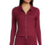 Фото #1 товара No Boundaries Juniors Double Zip Top Women Large Red ( TOP ONLY)