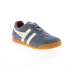 Gola Harrier Suede CMA192 Mens Gray Suede Lace Up Lifestyle Sneakers Shoes 8