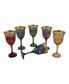 Wine Goblets Set of 6 Multicolor