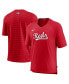 Футболка Nike мужская Красная Коллекция Cincinnati Reds Authentic Collection Pregame Raglan Performance V-Neck Красный, M - фото #1