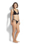 Фото #2 товара Seafolly 297382 Women's Longline Triangle Bikini Top Swimwear, Active Black, 6