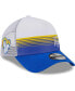 Фото #2 товара Men's Royal Los Angeles Rams Horizon 9FORTY Snapback Hat