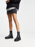 New Look chunky high ankle sock boots in black