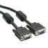 Фото #2 товара ROLINE High Quality VGA Cable with Ferrite + DDC - HD15 M - HD15 M 15 m - 15 m - VGA (D-Sub) - VGA (D-Sub) - Male - Male - Black