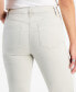 Фото #4 товара Petite Colored High Rise Natural Straight-Leg Jeans, Created for Macy's