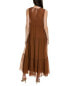 Фото #2 товара Max Mara Studio Fago Silk-Blend Maxi Dress Women's