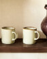 Фото #24 товара Porcelain mug with antique finish rim