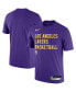 Фото #1 товара Men's Purple Los Angeles Lakers 2023/24 Sideline Legend Performance Practice T-shirt